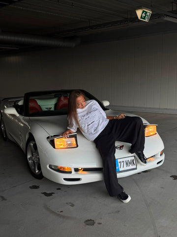 WHITE "EURO CLUB DEPARTMENT" OVERSIZE T-SHIRT