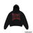 HATRED "RED DAMAGED " HOODIE