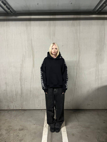 "EUROPE" CROPPED HOODIE